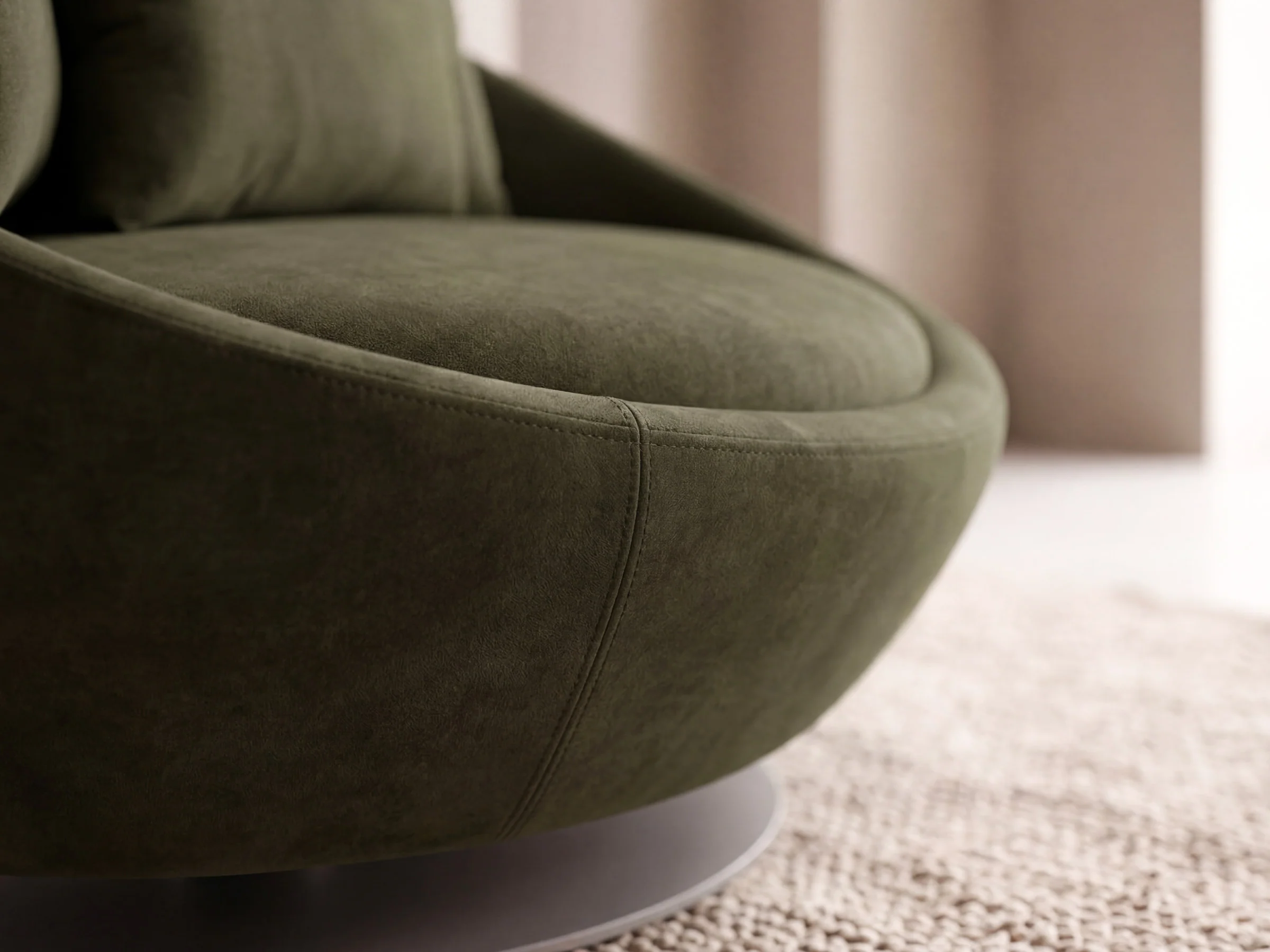 Arte 360 Swivel Armchair - Image 6