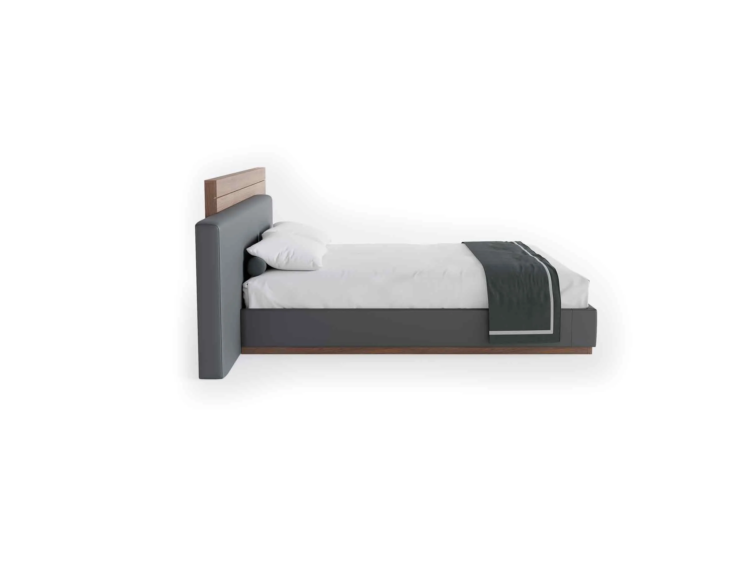 Double Storage Bed with Fabric Bed Frame - Image 3