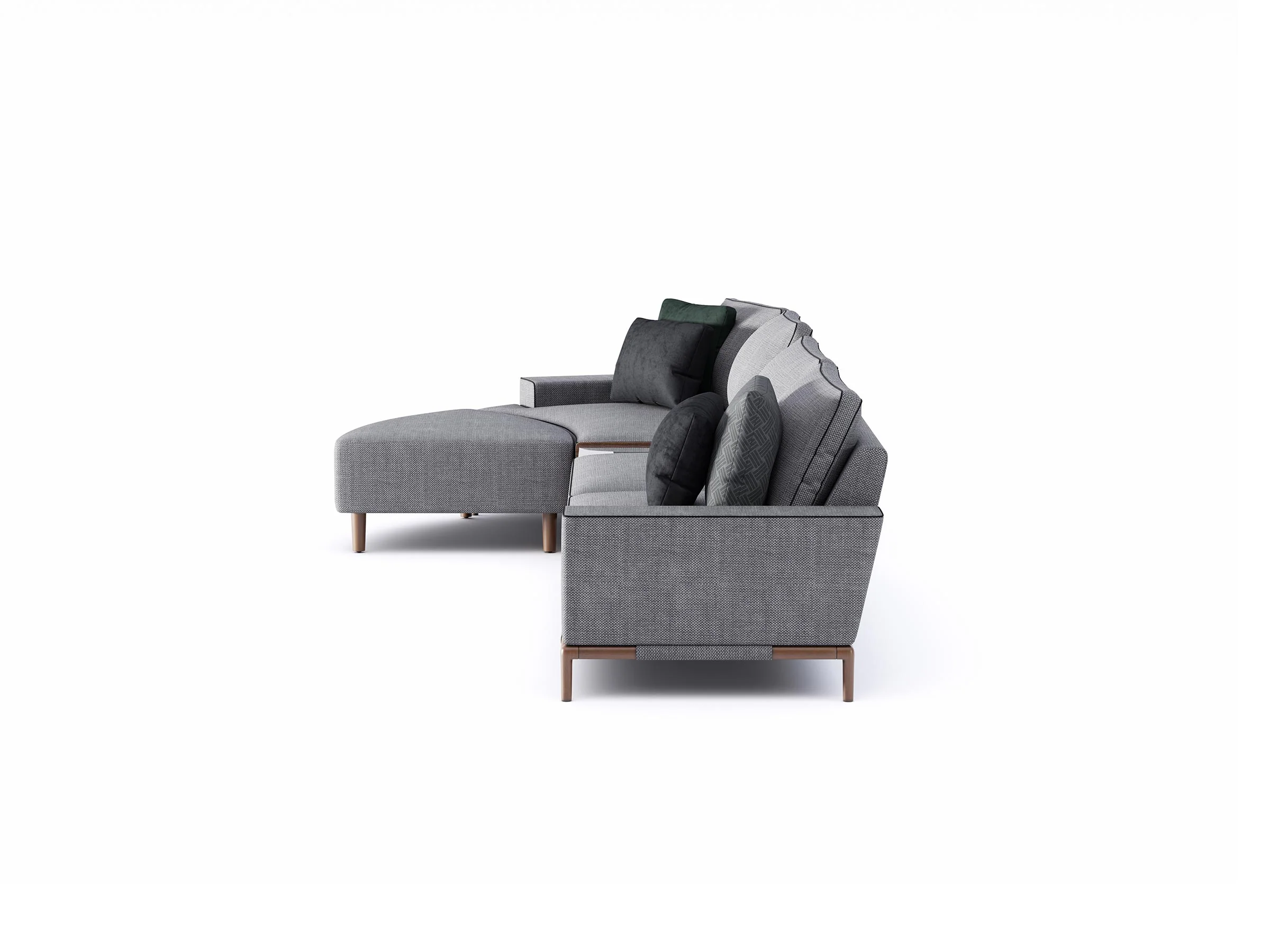 Gola Moon Sectional Sofa With Table - Image 5
