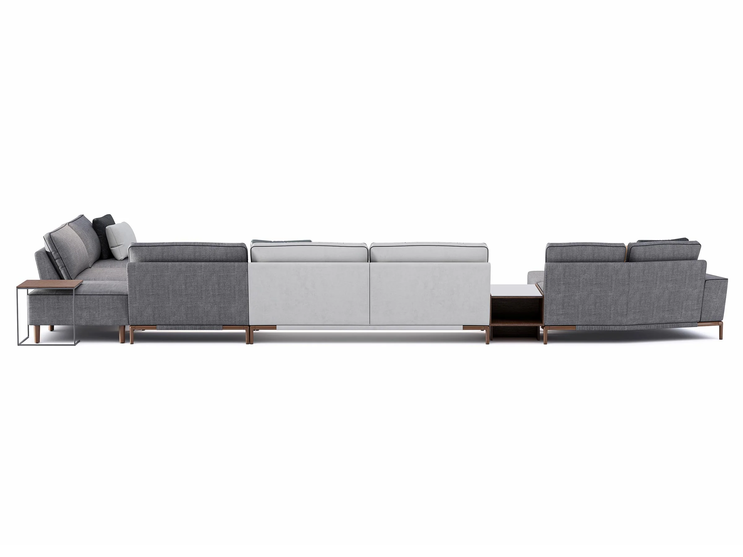 Gola Corner Sofa with Moon Chaise 218" - Image 6