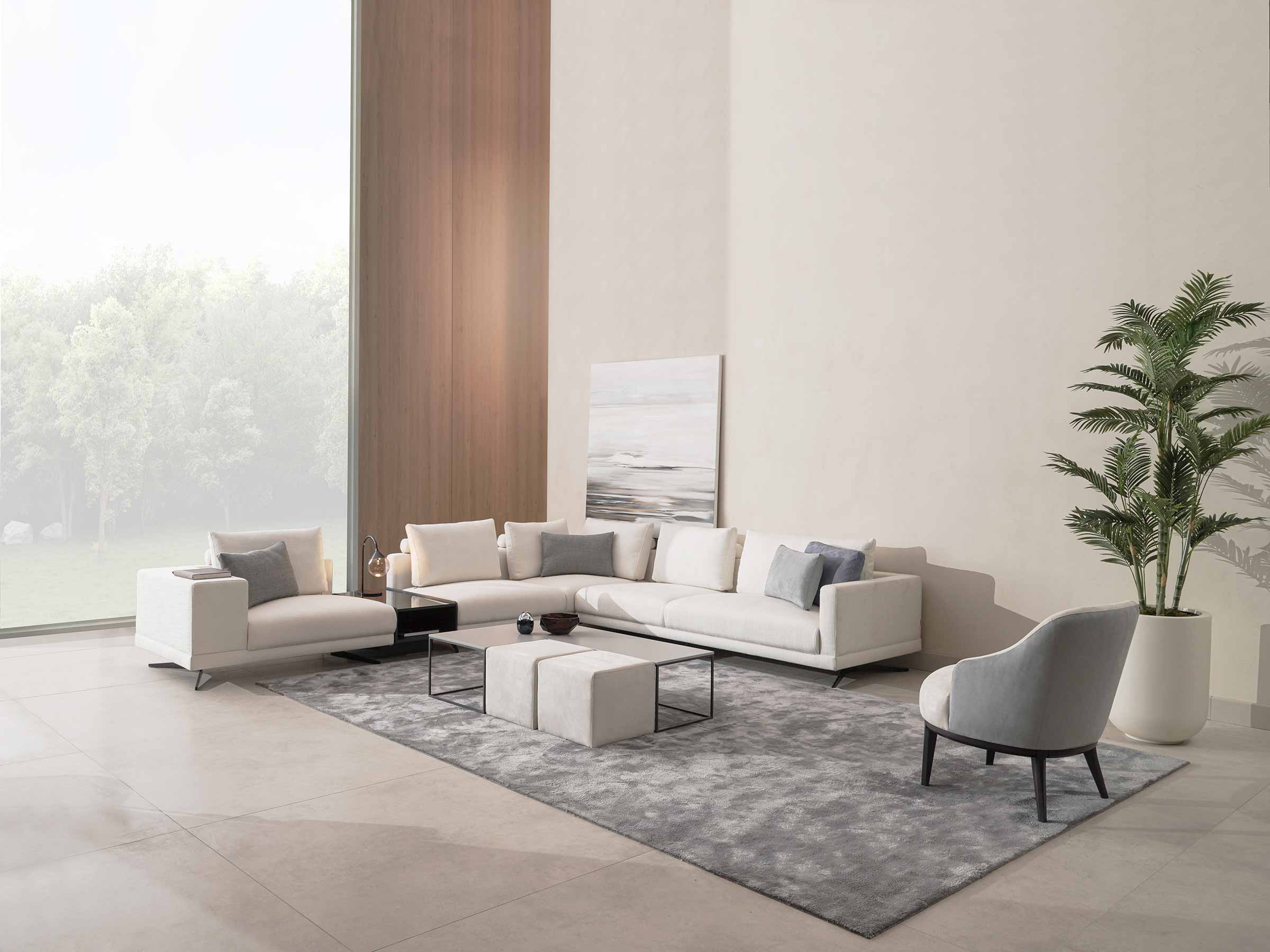 Mix Corner Sofa with Integrated Table - Image 6