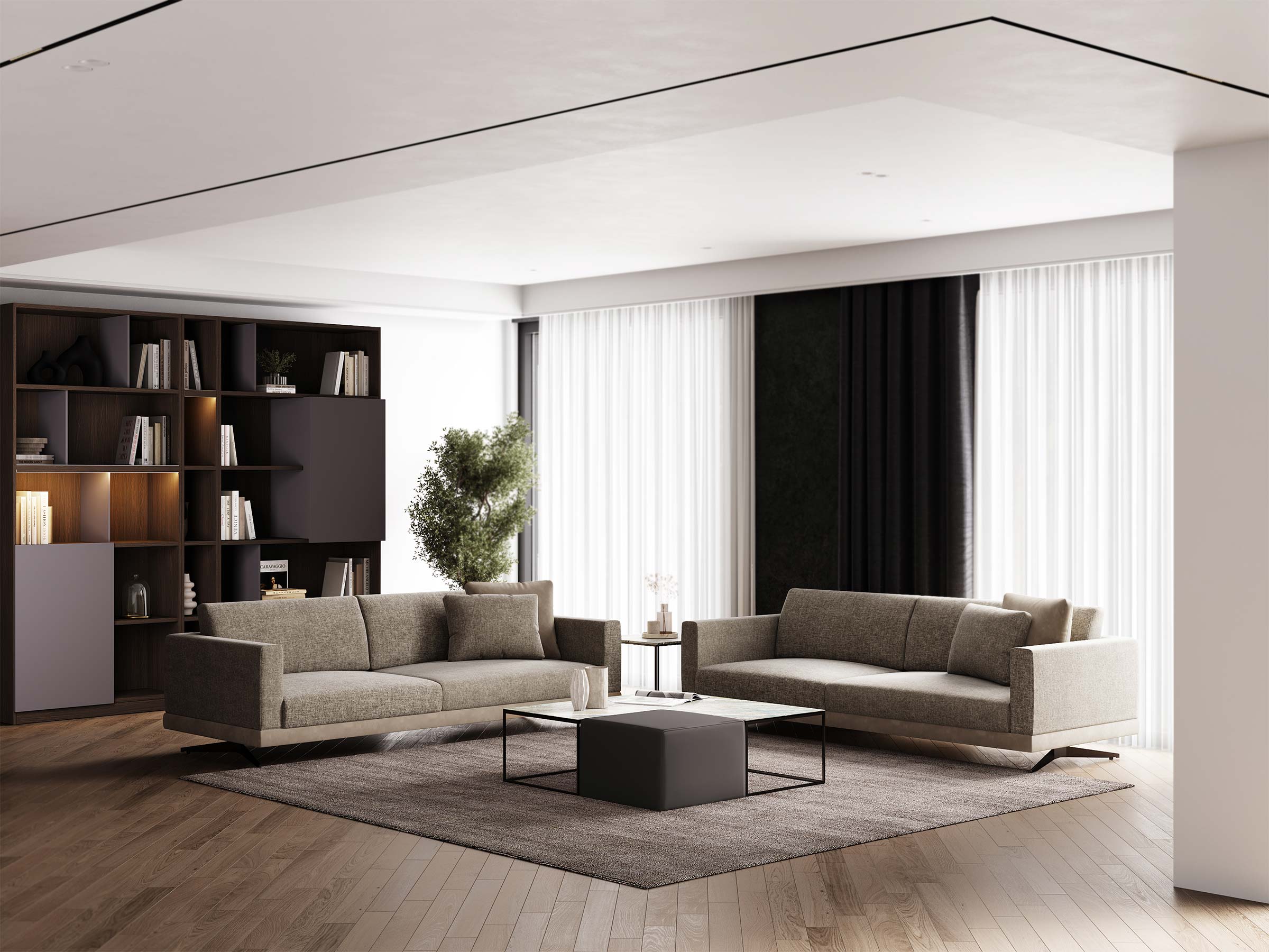 Mix Three Seater Sofa - Image 5