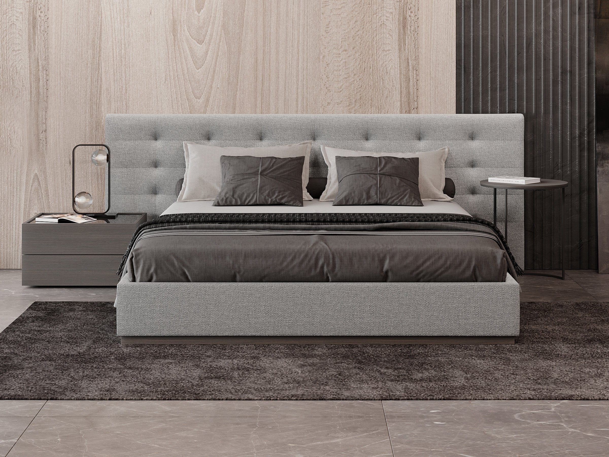 Monno Storage Bed with Fabric Bed Frame - Image 5