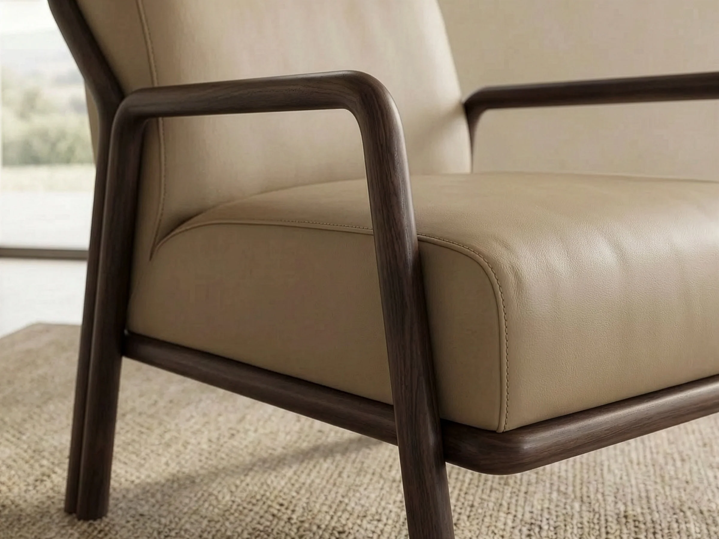 Nordik Armchair with Headrest - Image 3