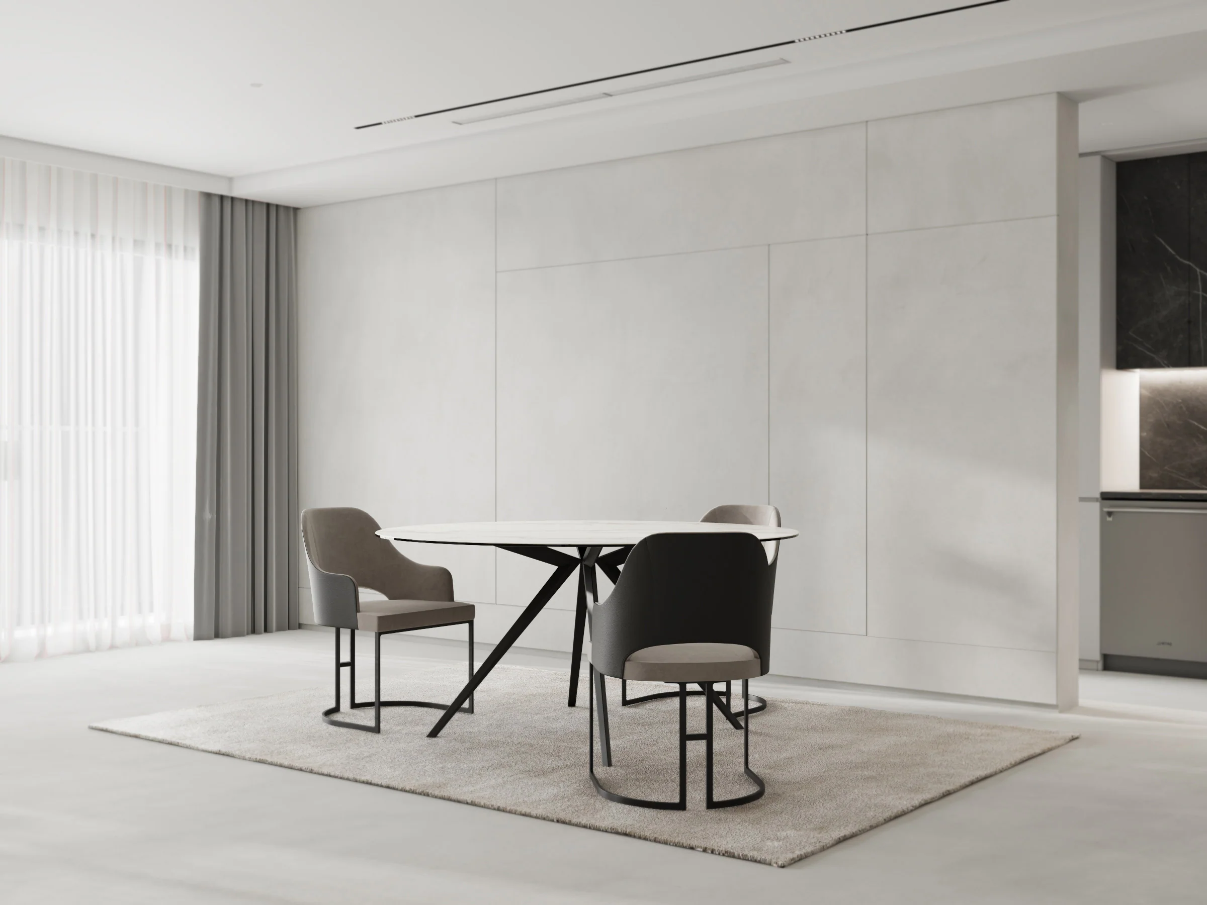 Tolina Metal Leg Chair - Image 9