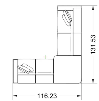 York Sectional Pull-Out Sofa - OUTLET - Image 10